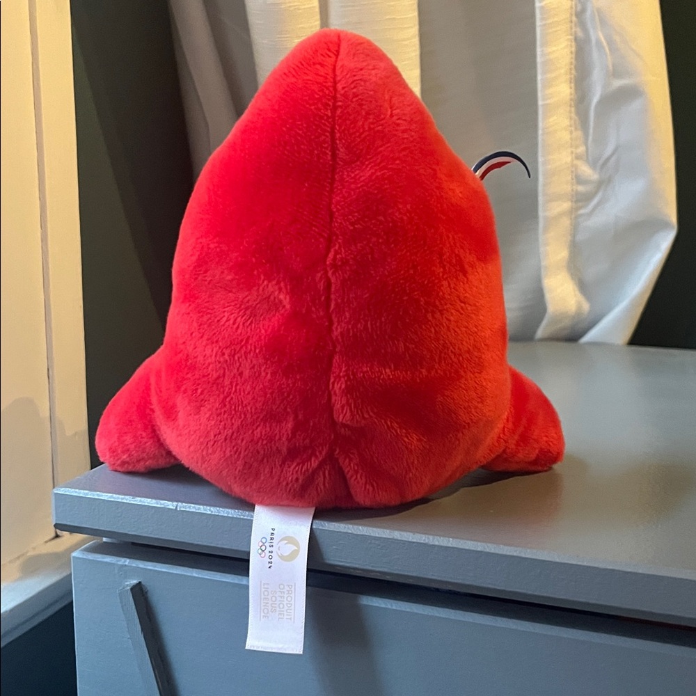 Paris 2024 Summer Olympic Games Les Phryge Mascot Plush Red Made in France 12" - Picture 2 of 3
